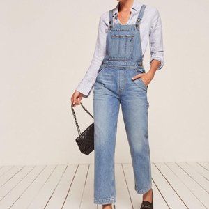 Reformation Johnny overalls in agean